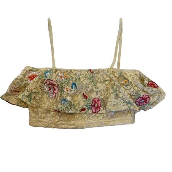 NWT Elli White Floral Top Small NWT - Picture 1 of 5